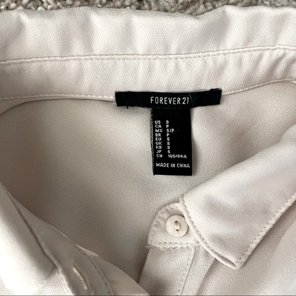 Forever 21 Beige high-low sleeveless top - S - Picture 5 of 5